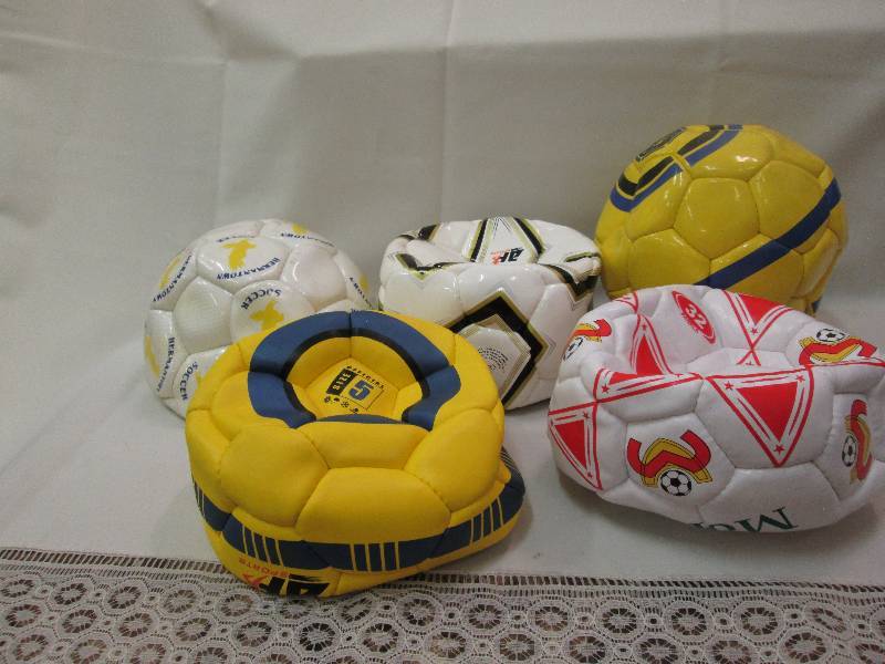 Assorted sports balls colors may va...