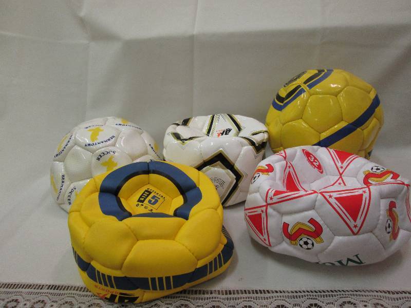 Assorted sports balls colors may va...
