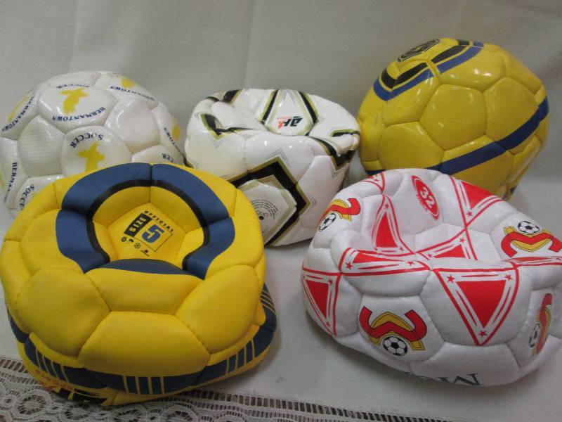 Assorted sports balls colors may va...