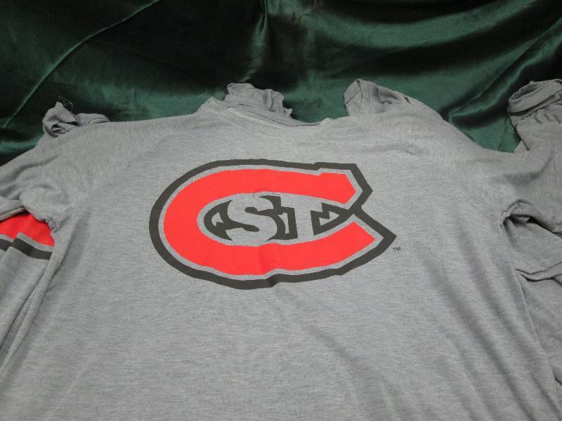 grey t shirts with decal on front s...