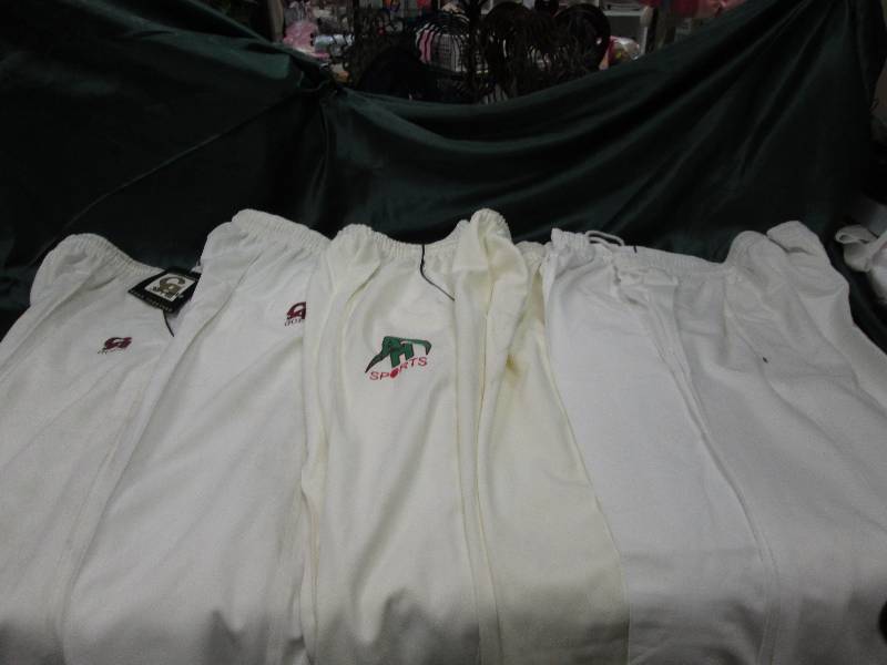 6 pairs of pants variety of sizes a...