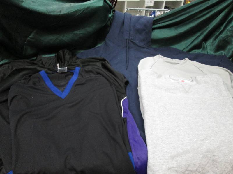 5 long sleeved shirts andor sweate...