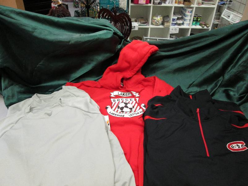 5 long sleeved shirts andor sweate...