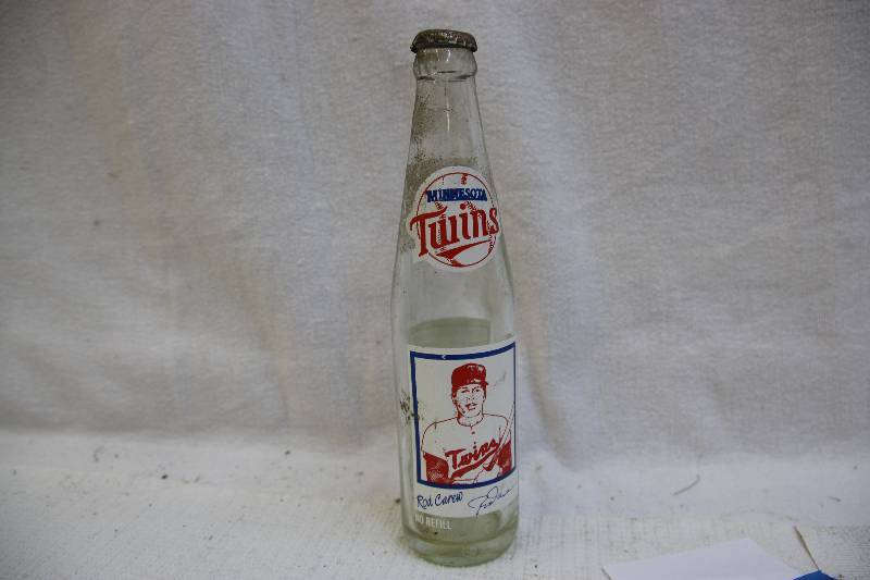 Rod Carew MN Twins Coke bottle