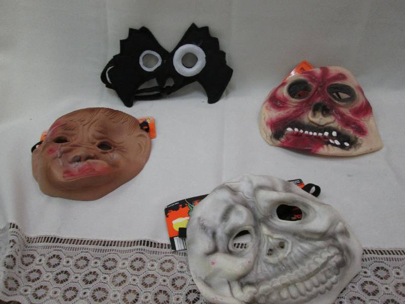 assorted halloween masks qty shown ...
