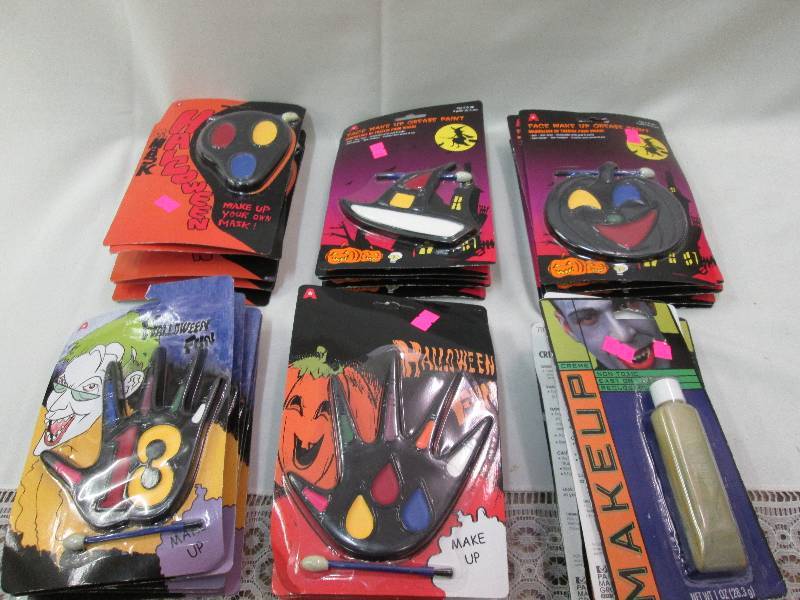 Assorted halloween face makeup all ...