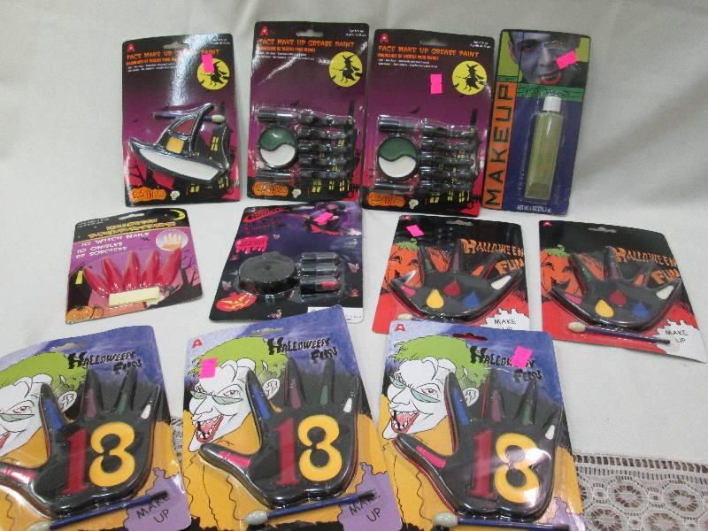 Assorted halloween face makeup all ...