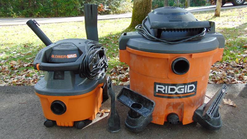 Lot of Ridgid Shop Vacs