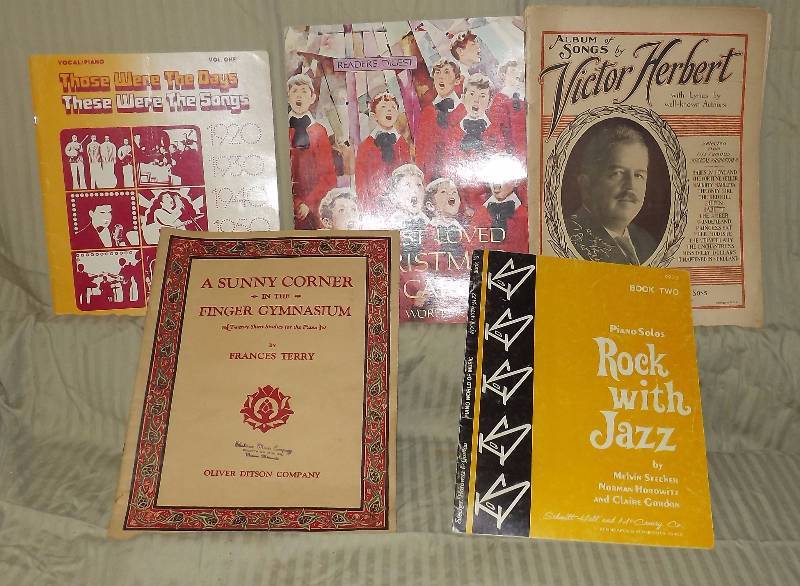 Sheet Music Song Book Lot
