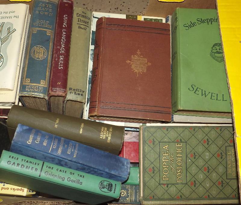 Vintage  Antique Book Lot - The Crimson Thread & More
