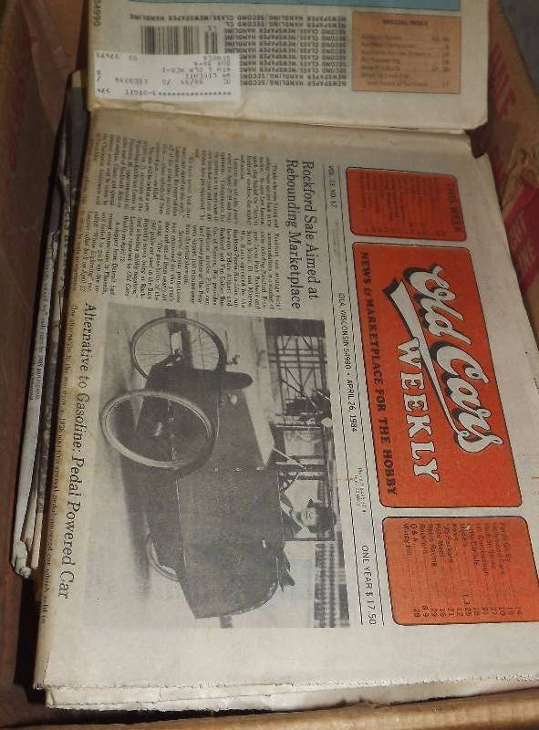 Big Box of Old Car Magazines