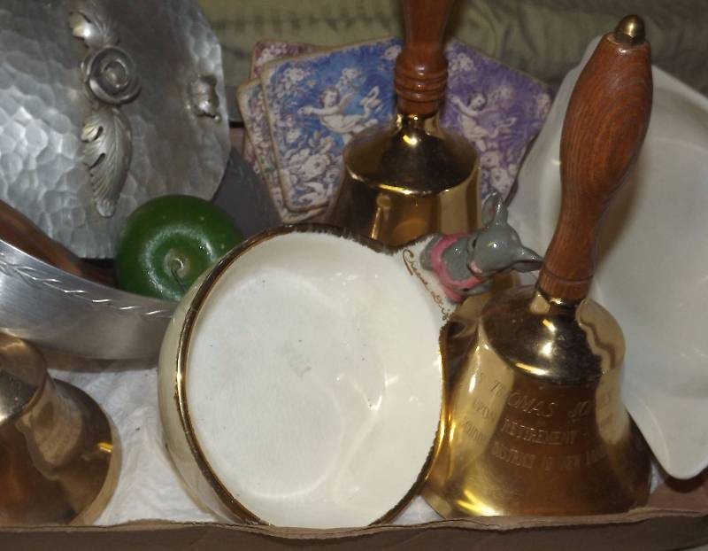 Bells, Coasters, Homco & More Lot