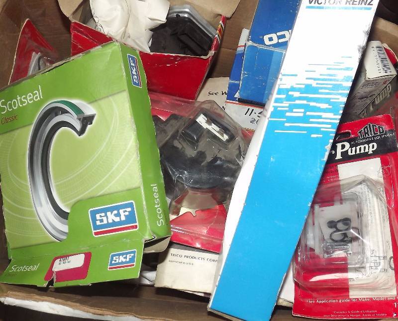 Misc. Automotive Car Windshield Washer Pump and Parts Box Lot