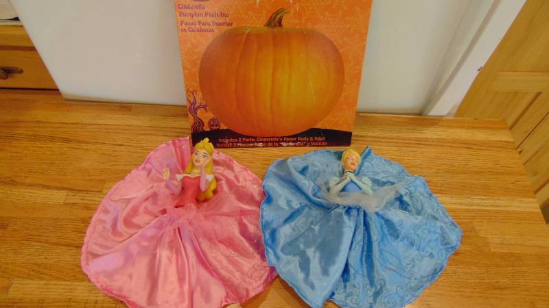 2 Princess Pumpkin Push-ins
