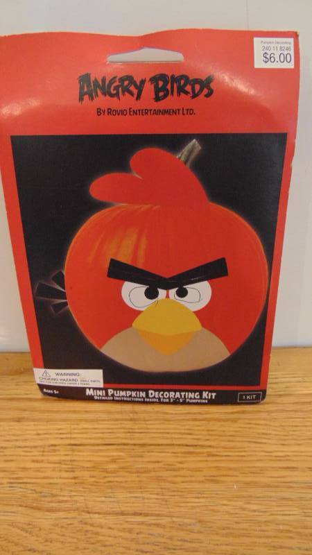 New Angry Birds Mini Pumpkin Decorating Kit