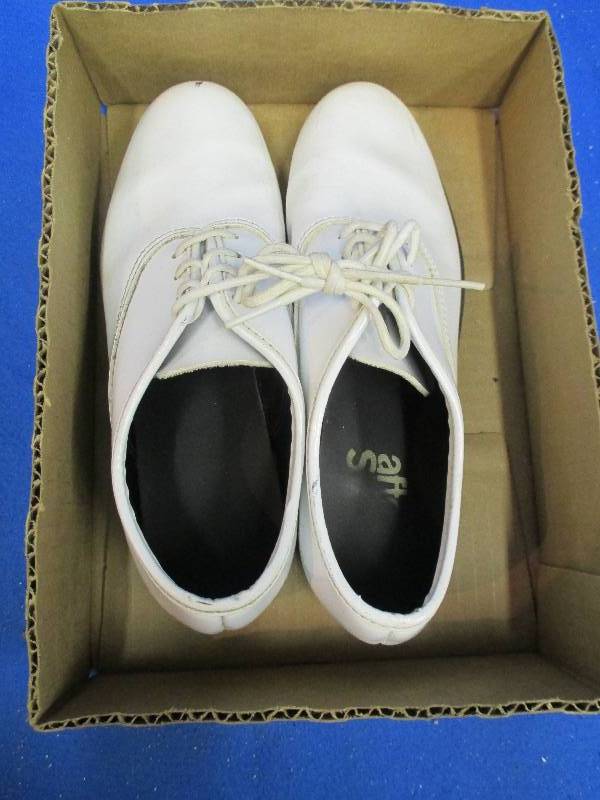 Size 4 girls shoes, used one day at...