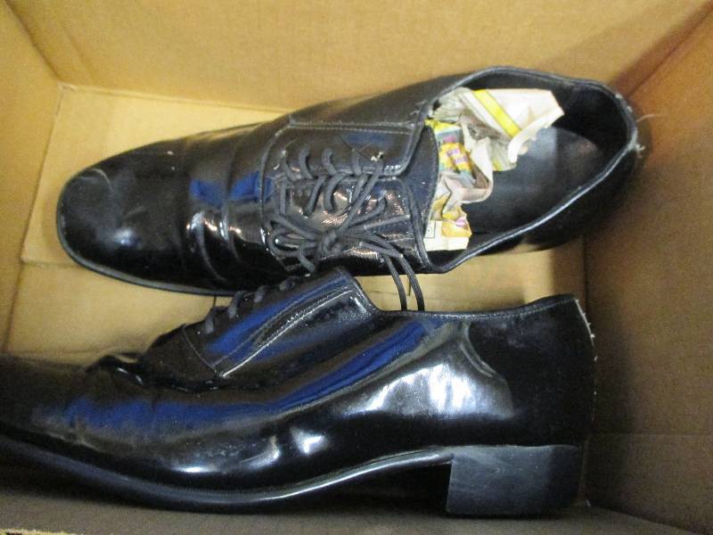 Pair of dress shoes, used one day a...