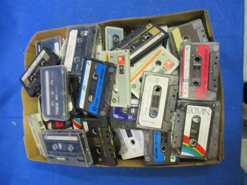 Lot of cassette tapes...