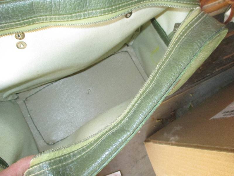 Vintage bowling ball bag...