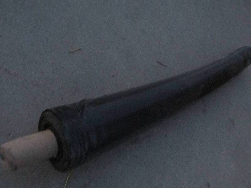 Large roll of black plastic, great ...