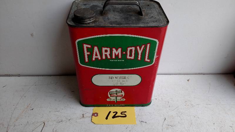 lot 125 image: Farm-Oyl 2 Gallon Oil Can...