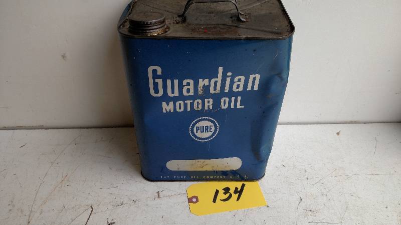 lot 134 image: Pure Guardian 2 Gallon Oil Can...