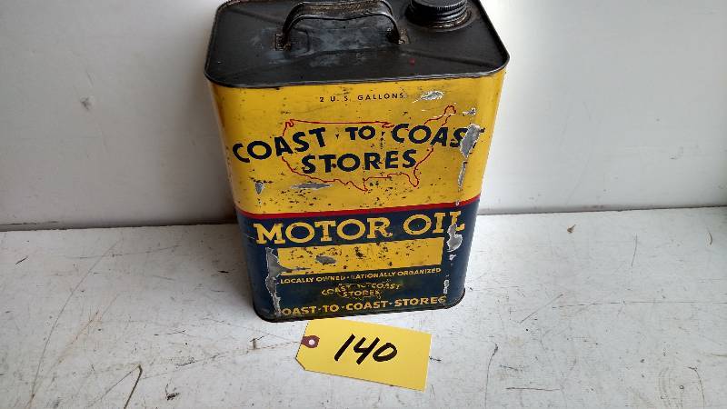 lot 140 image: Coast-To-Coast 2 Gallon Oil Can, Fe...
