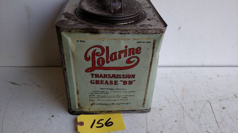 lot 156 image: Standard Oil Co. Polarine 25 lb. Gr...