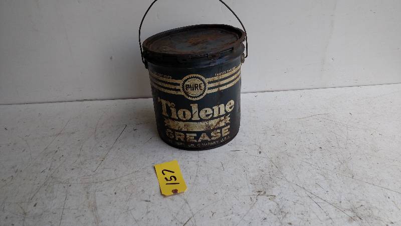 lot 157 image: Pure Tiolene 25 lb. Grease Can, Par...