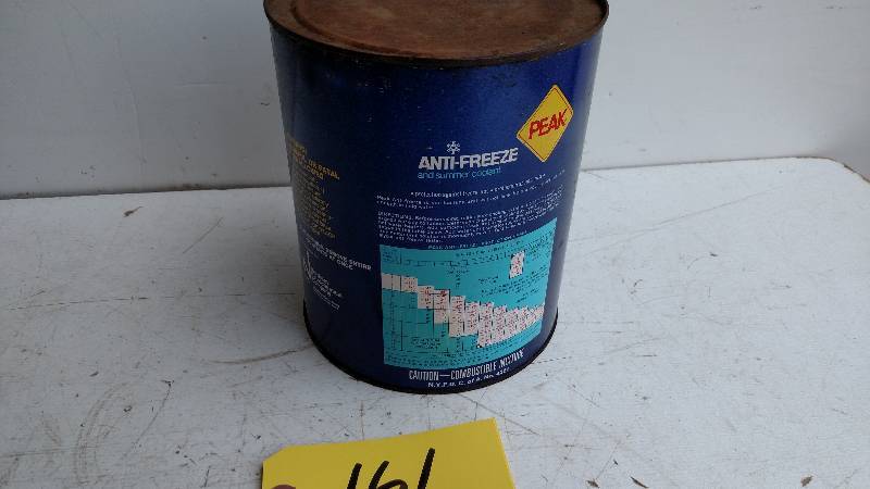 lot 161 image: Peak 1 Gallon Antifreeze Can...