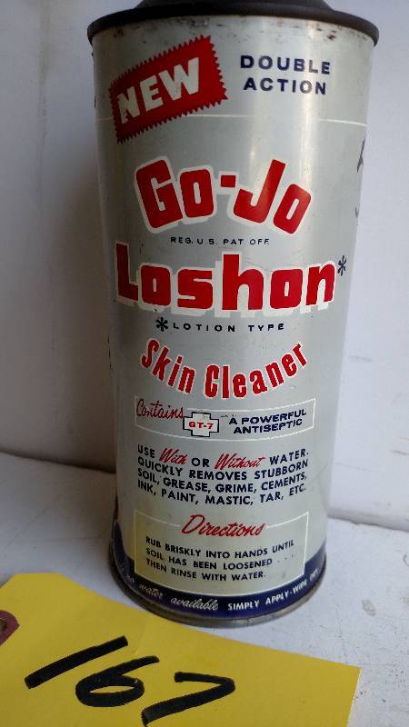 lot 167 image: Go-Jo Loshon Hand Cleaner 1 Quart C...