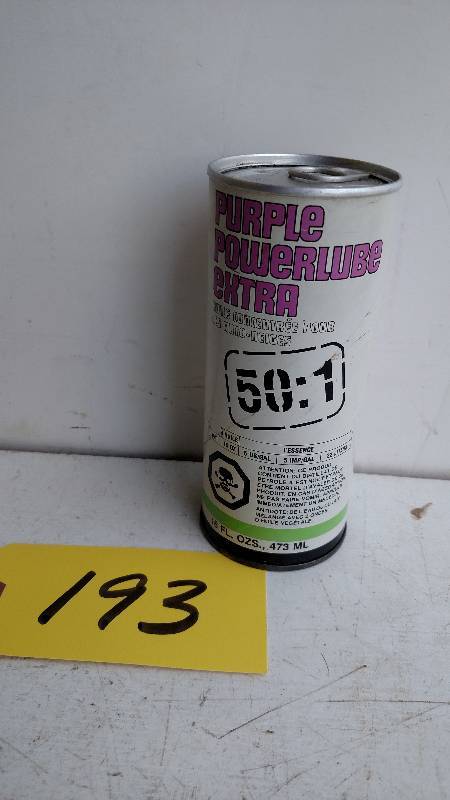lot 193 image: Purple Power Extra Snowmobile Oil 1...