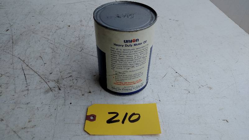 lot 210 image: Union 76  Motor Oil 1 Quart Can...