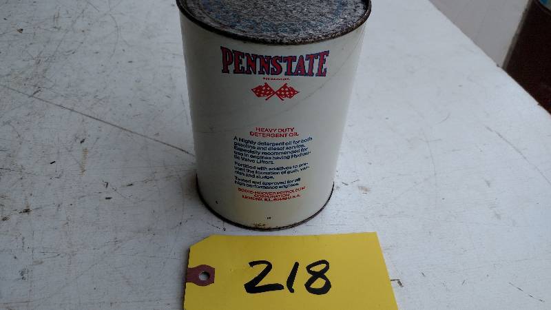 lot 218 image: Penn State Champion  Motor Oil 1 Qu...