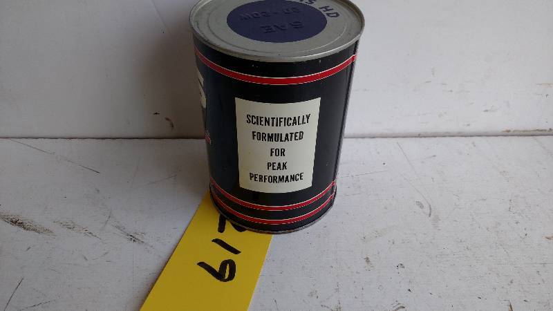 lot 219 image: HY Vis  Motor Oil 1 Quart Can...