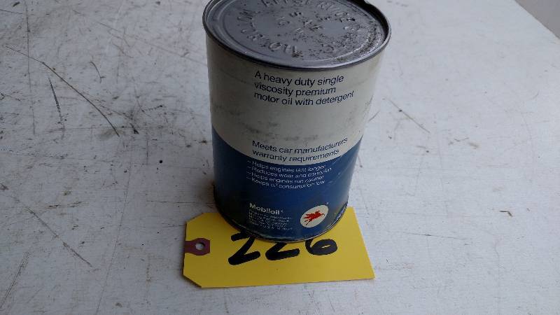 lot 226 image: Mobil Pegasus Motor Oil 1 Quart Can...