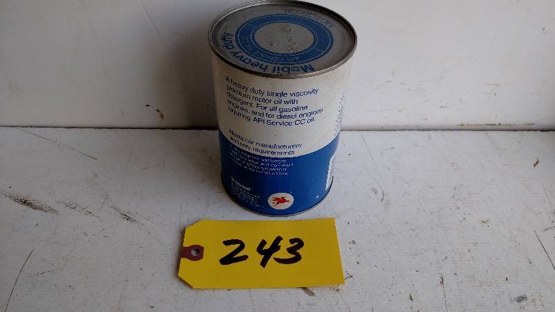 lot 243 image: Mobil Pegasus Heavy Duty Motor Oil ...