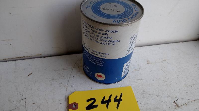lot 244 image: Mobil Pegasus Heavy Duty Motor Oil ...