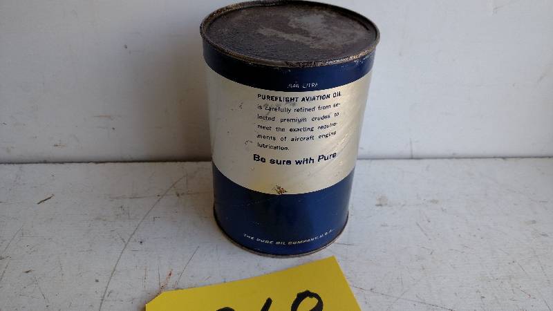 lot 260 image: Pure Pureflight Aviation Oil 1 Quar...