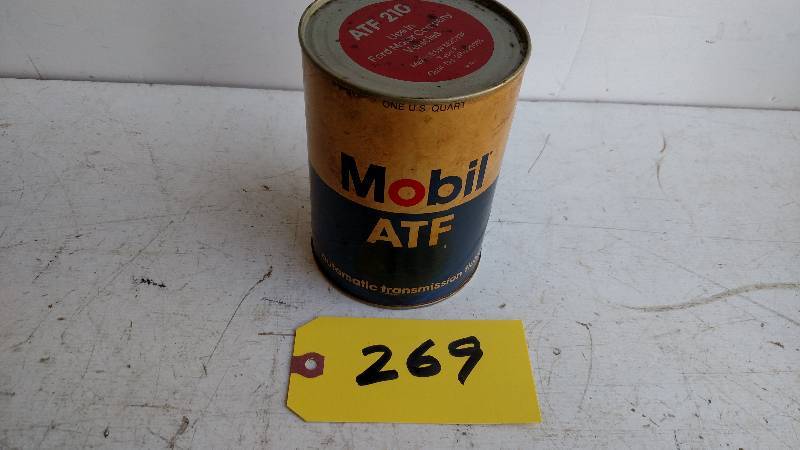 lot 269 image: Mobil Pegasus ATF 1 Quart Can...