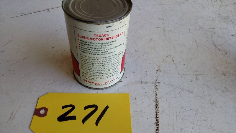 lot 271 image: Texaco Super Motor Detergent 15 oz....