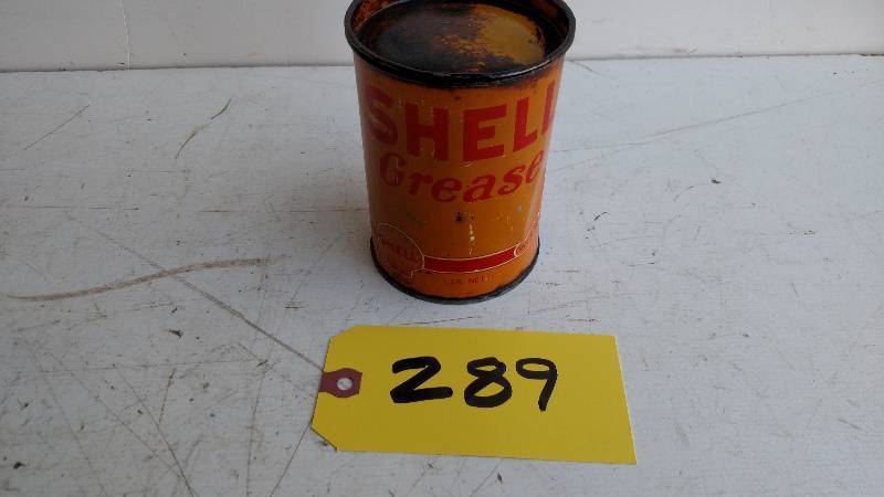 lot 289 image: Shell 1 lb. Grease Can...