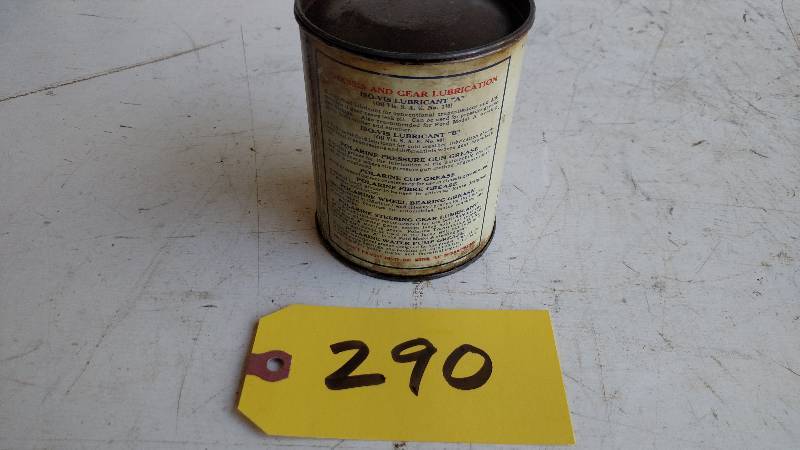 lot 290 image: Polarine 1 lb. Grease Can...