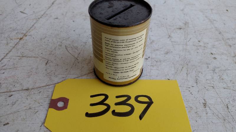 lot 339 image: Phillips 66 Trop-Artic Oil Can Bank...