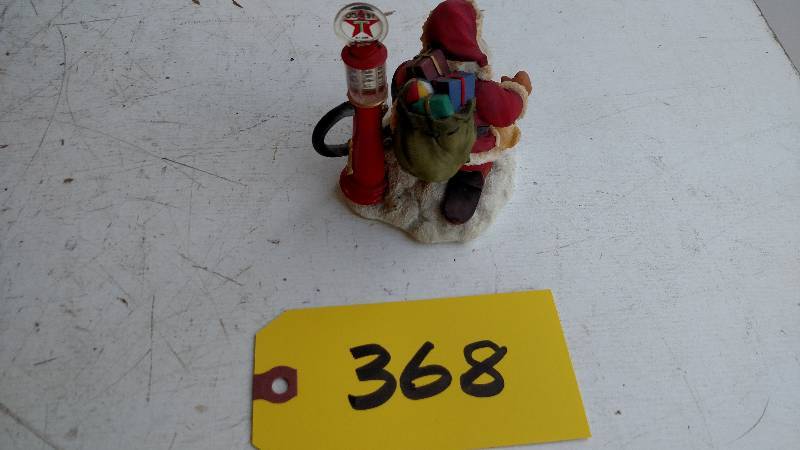 lot 368 image: Texaco Santa & Gas Pump...