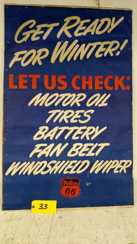 lot 33 image: Phillips 66 Get Ready For Winter P...