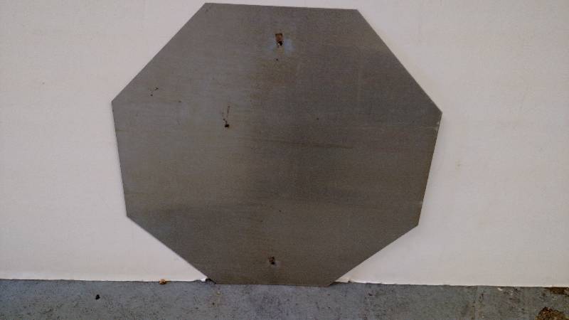 lot 47 image: Stop Aluminum Sign, 30 x 30...