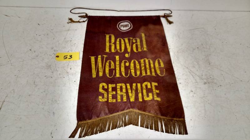 lot 53 image: Pure Royal Welcome Service Banner...