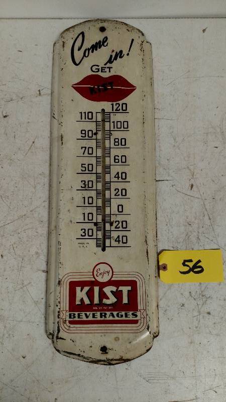 lot 56 image: Kist Beverages Thermometer, 8 x 27...