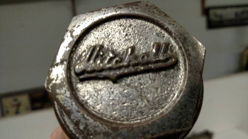 lot 426 image: Mitchell Automobile Hub Cap, Plated...